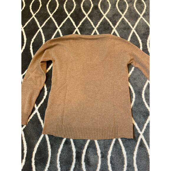 Zadig & Voltaire Vivi Ws Star Patch Cashmere Sweater Camel Color NWT Small - Picture 12 of 12